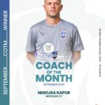 Nebojsa Kapor Named NASCO Coach Of The Month For September