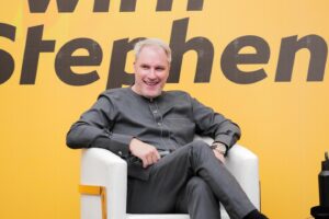 MTN Ghana CEO unveils sports and leisure side at ‘Time with Stephen’