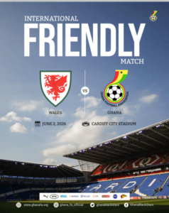 Media Accreditation open for Wales vs Ghana International friendly