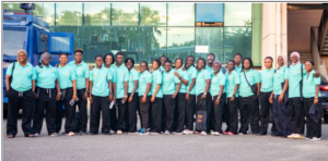 CAF Licence C participants observe Black Maidens victory as part of coaching training