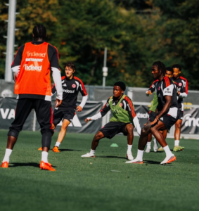 Whiz kid Lawrence Setordjie trains with Eintracht Frankfurt First Team